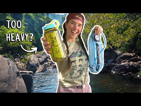NALGENES or RESERVOIRS for BACKPACKING?! The great debate!! | Miranda in the Wild
